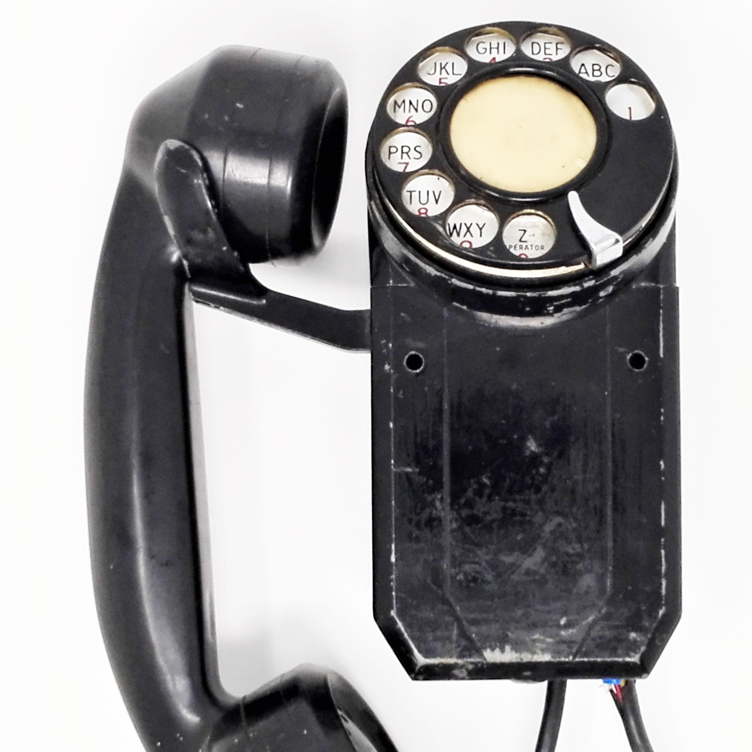 Teléfono De Pared Vintage Monophone Años 40 Regreso Al Futuro